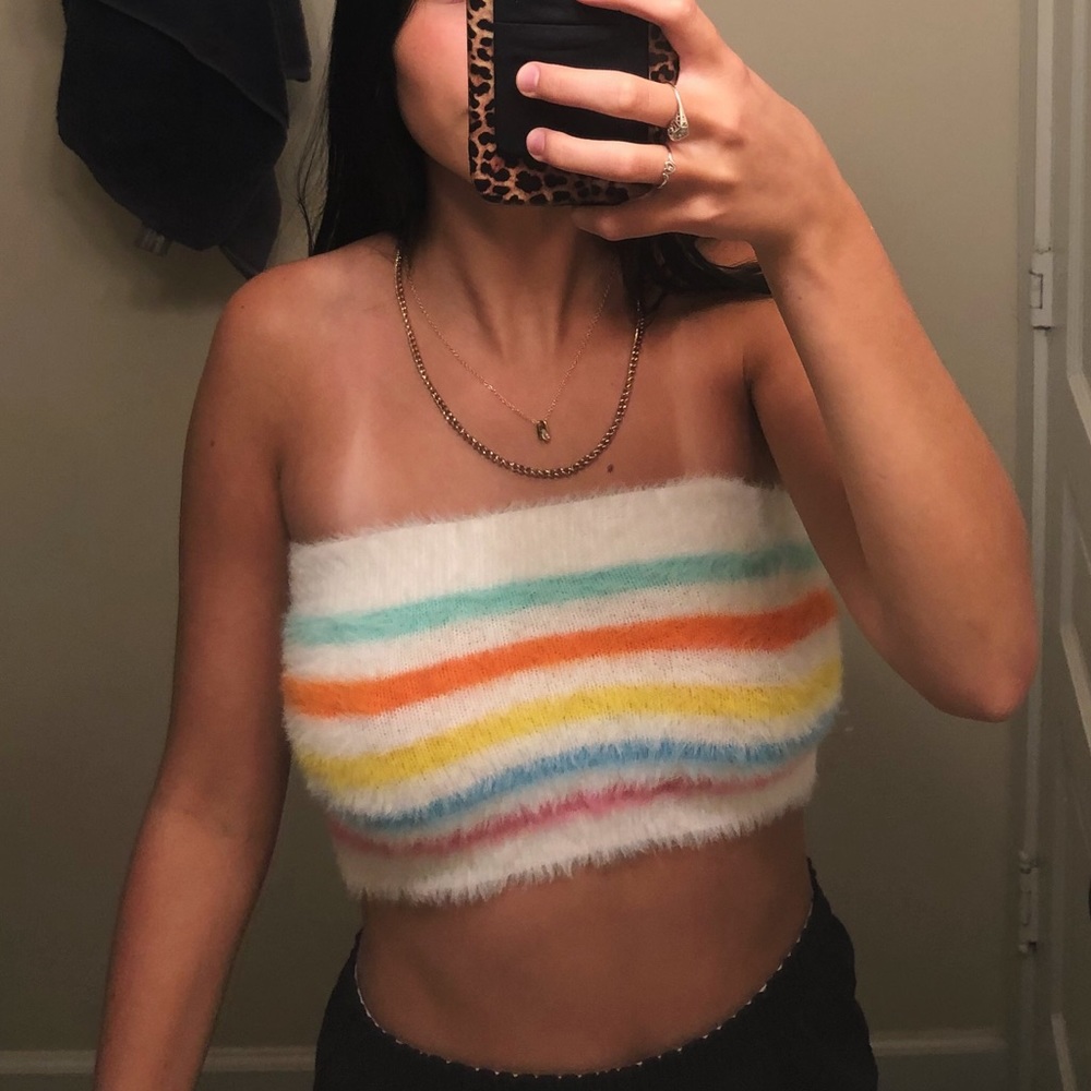 Blue Blush Tube Top